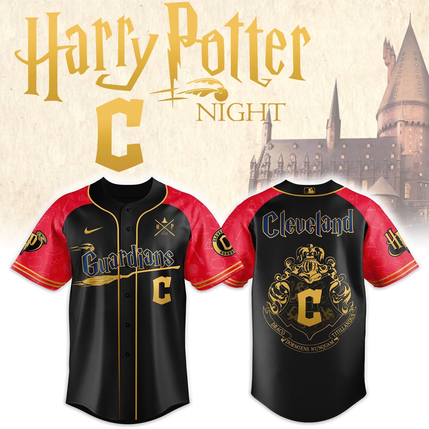 Cleveland Guardians x Harry Potter Night Heritage Jersey