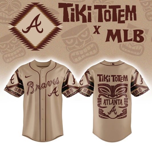 Atlanta Braves x Native American Tiki Totem 2025 Jersey