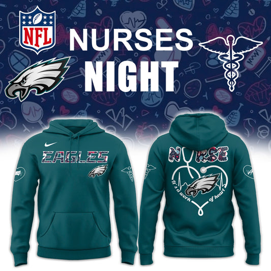 Philadelphia Eagles Nurses Appreciation Hoodie