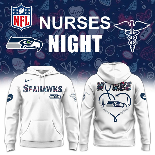 Seattle Seahawks NURSES NIGHT Hoodie | Jogger | Cap V2