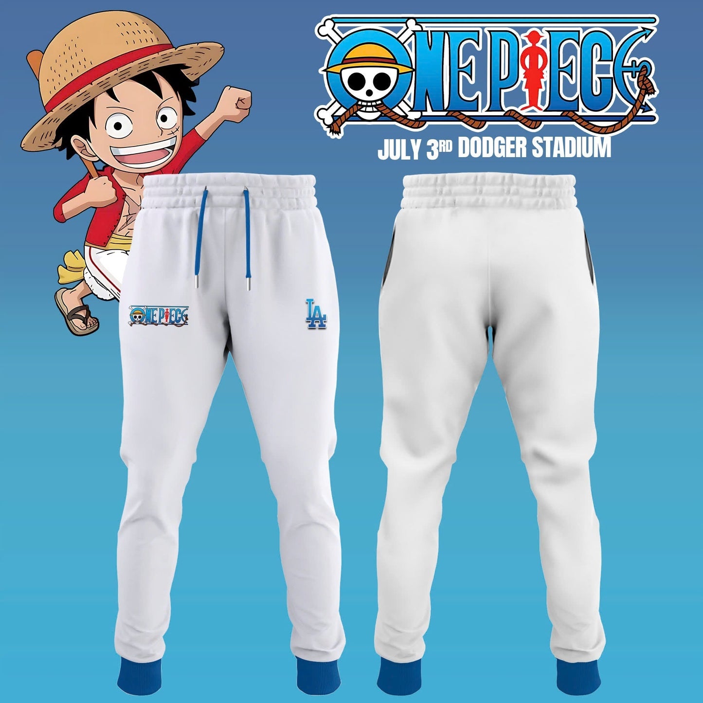 Los Angeles Dodgers x One Piece Night Game 2025 Limited Edition Jersey