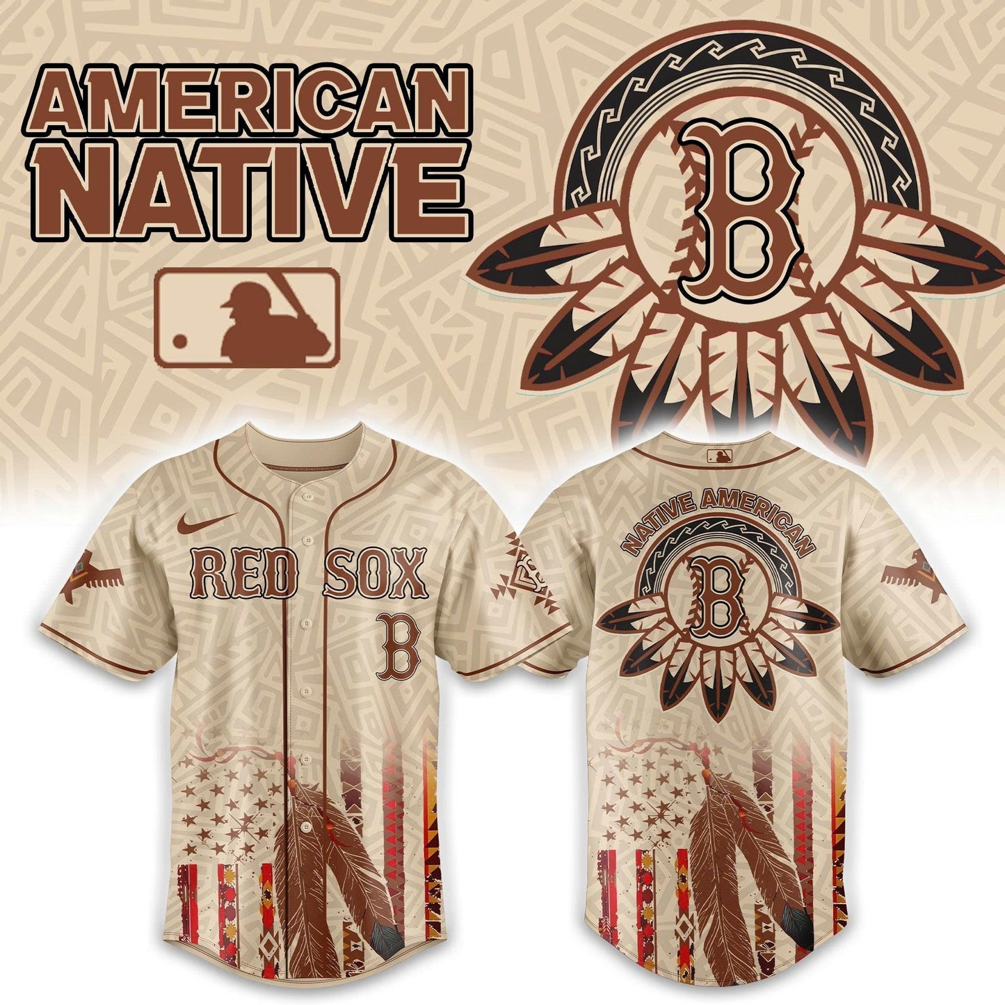 Boston Red Sox x Native American Heritage 2025 Baseball Jersey