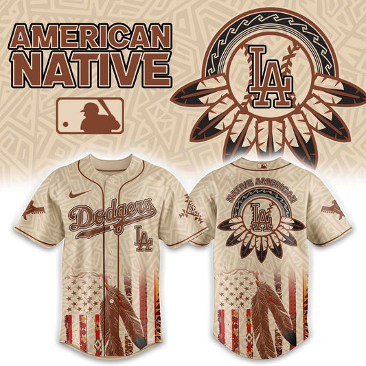 Los Angeles Dodgers x Native American Heritage 2025 Baseball Jersey