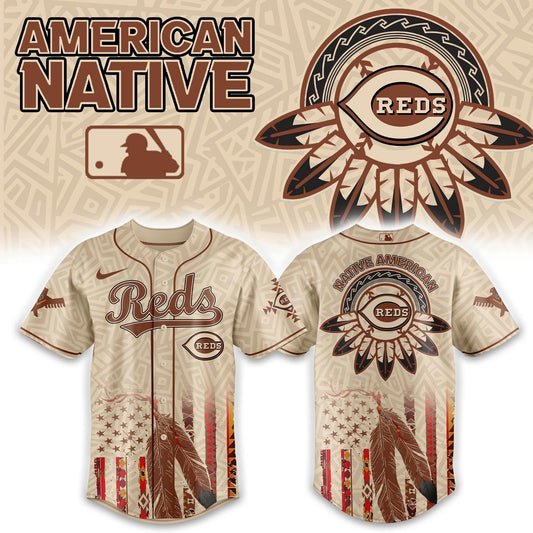 Cincinnati Reds x Native American Heritage 2025 Baseball Jersey