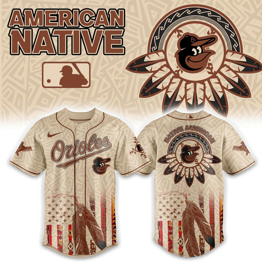 Baltimore Orioles x Native American Heritage 2025 Baseball Jersey