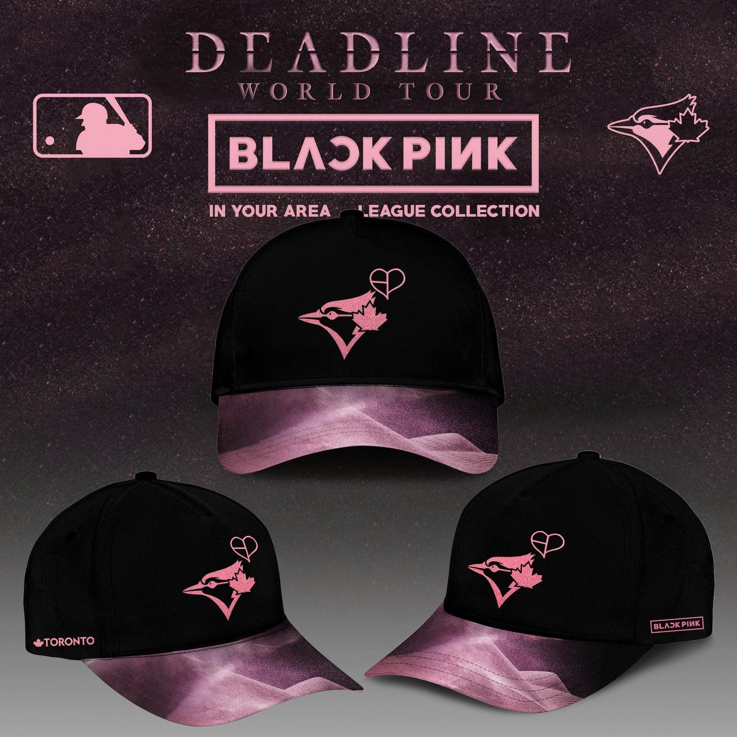 Toronto Blue Jays x BLACKPINK 2025 World Tour Limited Edition Jersey
