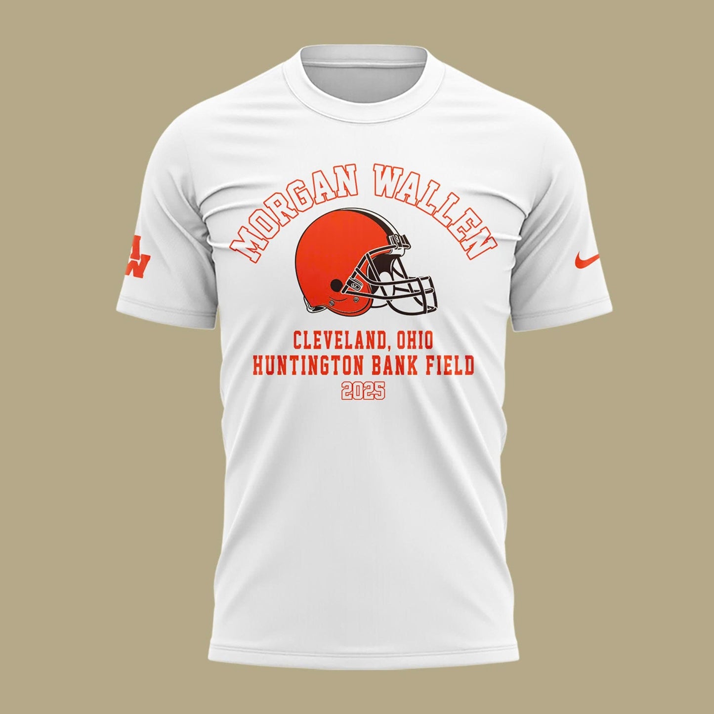 Exclusive Morgan Wallen x Cleveland Browns T-Shirt 2025 For Fans!
