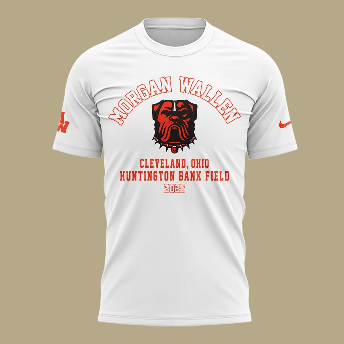 Exclusive Morgan Wallen x Cleveland Browns T-Shirt 2025 For Fans!