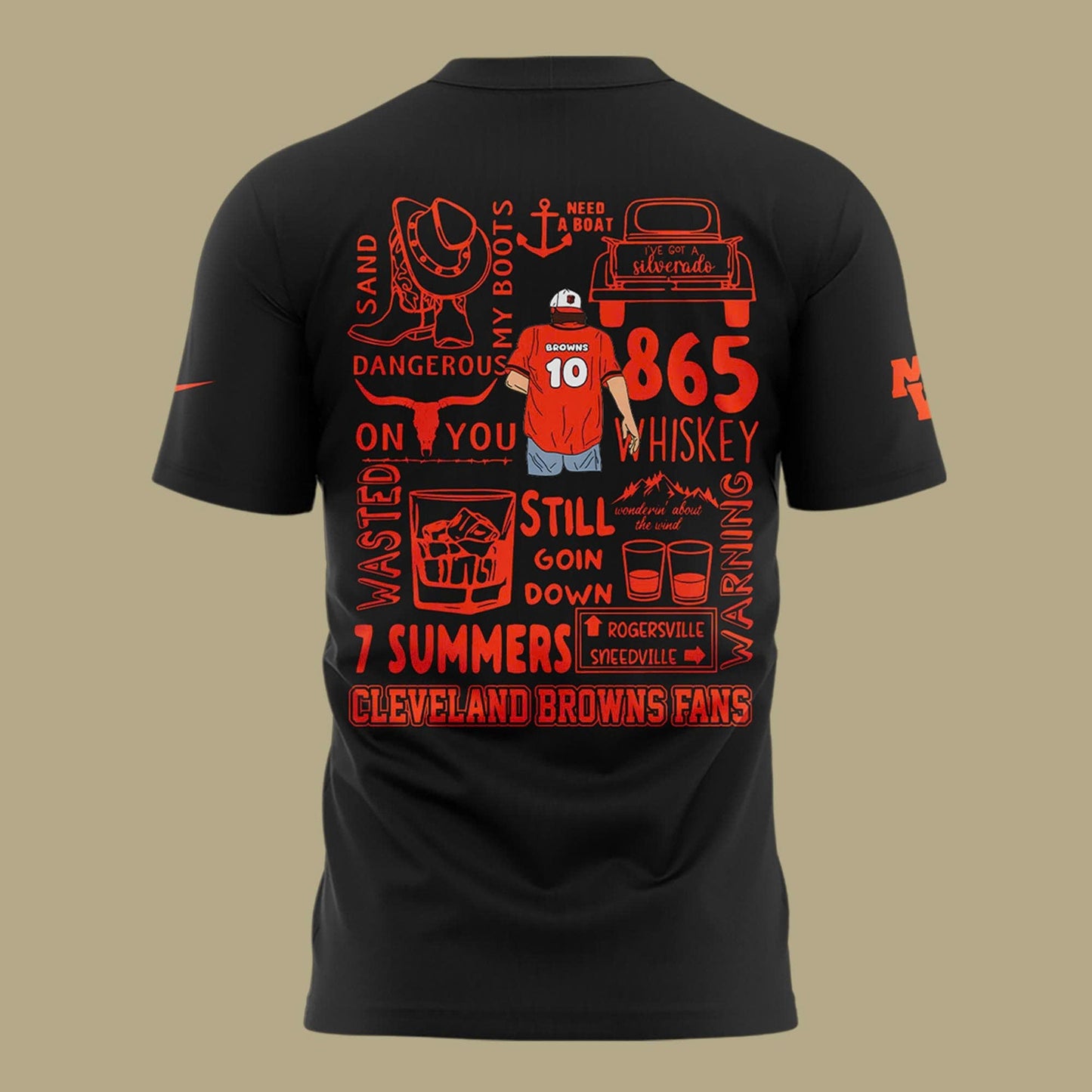 Exclusive Morgan Wallen x Cleveland Browns T-Shirt 2025 For Fans!