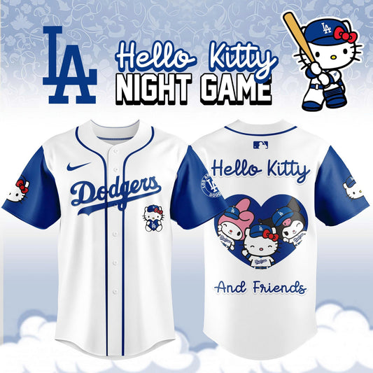 Los Angeles Dodgers MLB x Hello Kitty Night Game Limited Edition Jersey 2025