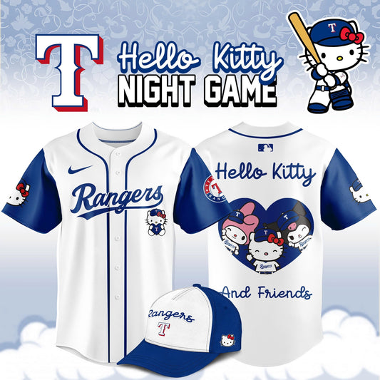 Texas Rangers MLB x Hello Kitty And Friends Night Game Limited Edition Jersey 2025