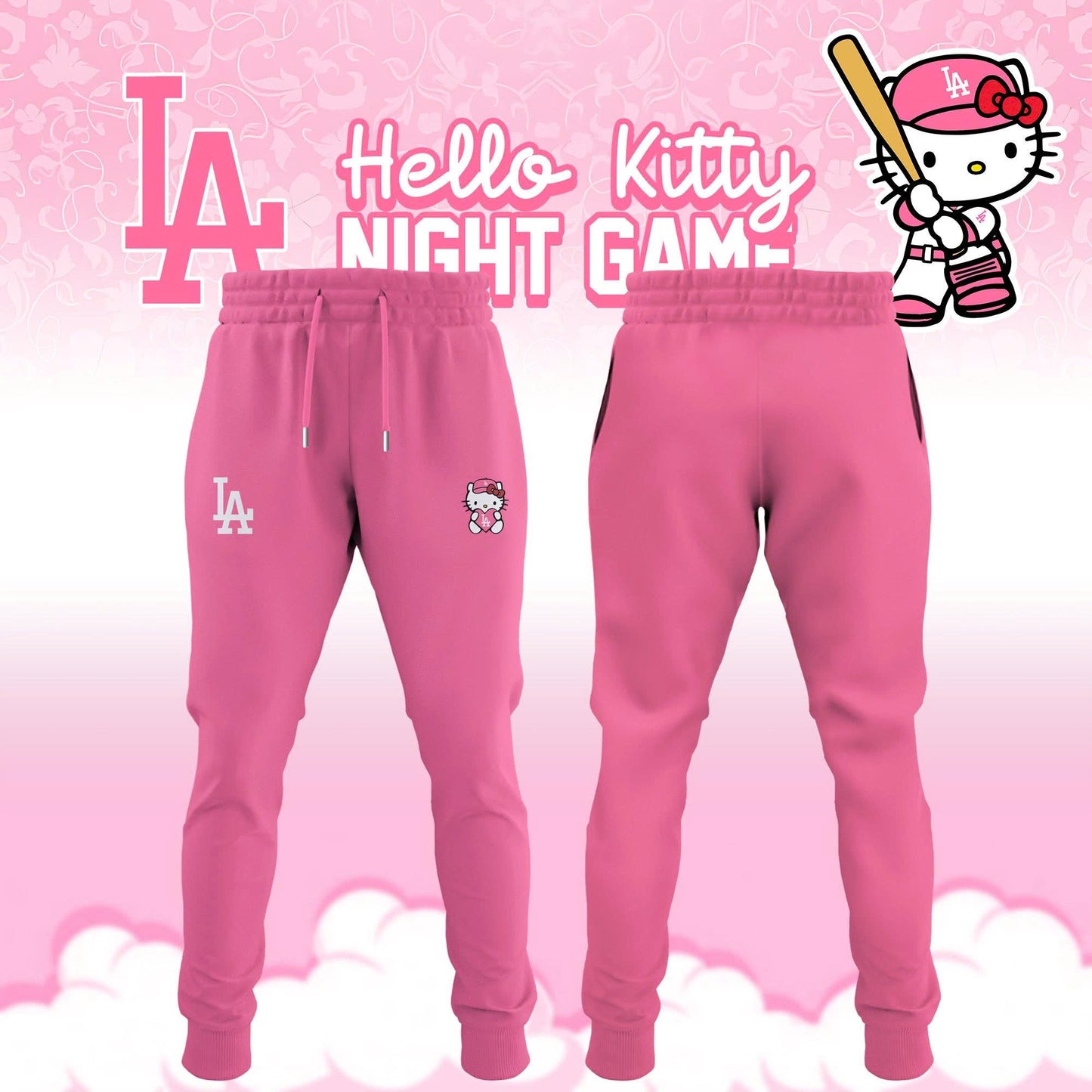 Los Angeles Dodgers MLB x Hello Kitty Night Game Limited Edition Jersey 2025