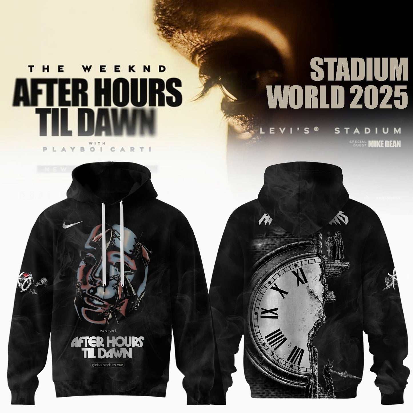 Washington Nationals x After Hours Til Dawn 2025 – The Weeknd Hoodie