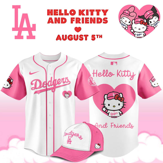 Los Angeles Dodgers MLB x Hello Kitty Night Game Limited Edition Jersey 2025