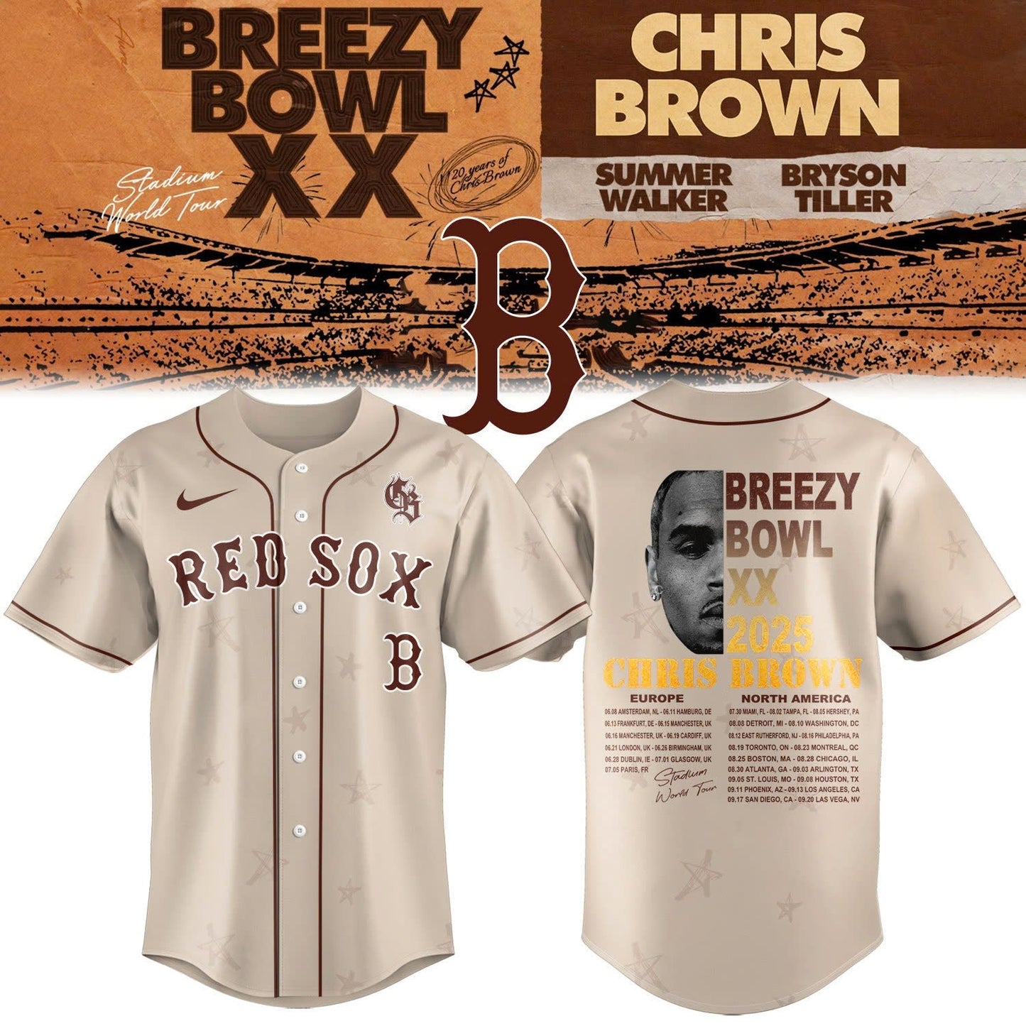 Boston Red Sox x Breezy 11:11 Special Edition Jersey