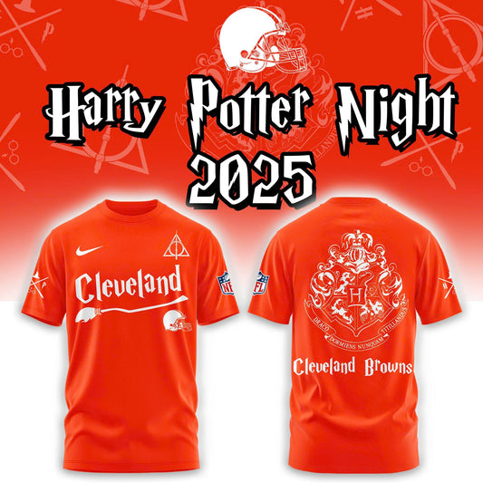 Cleveland Browns Harry Potter 2025 Combo Tshirt