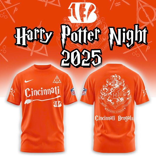 Cincinnati Bengals Harry Potter 2025 Combo Tshirt