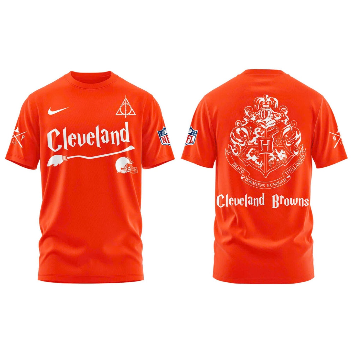 Cleveland Browns Harry Potter 2025 Combo Tshirt