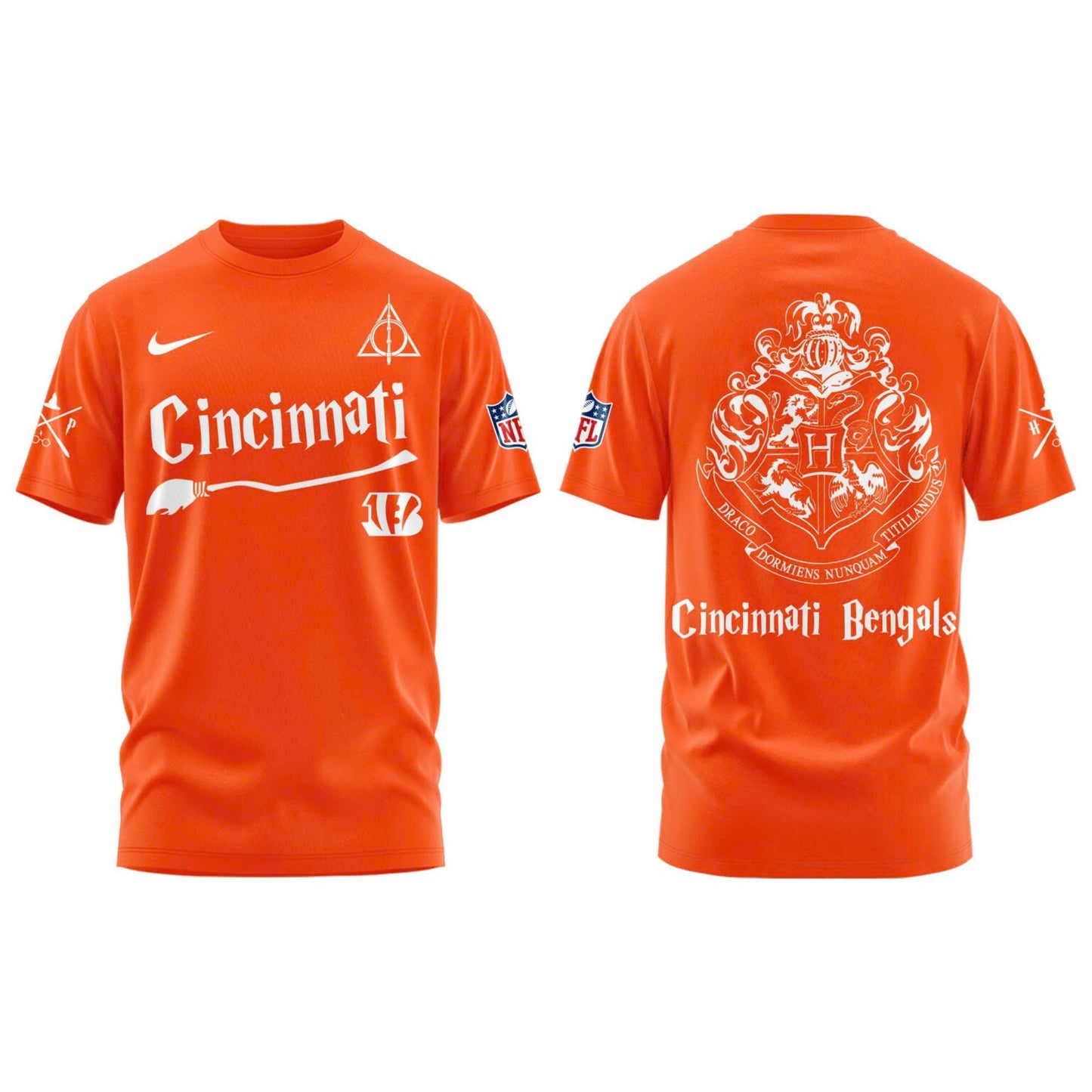 Cincinnati Bengals Harry Potter 2025 Combo Tshirt