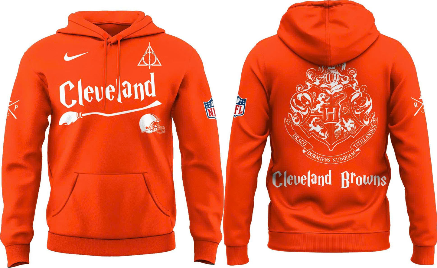 Cleveland Browns Harry Potter 2025 Combo Hoodie