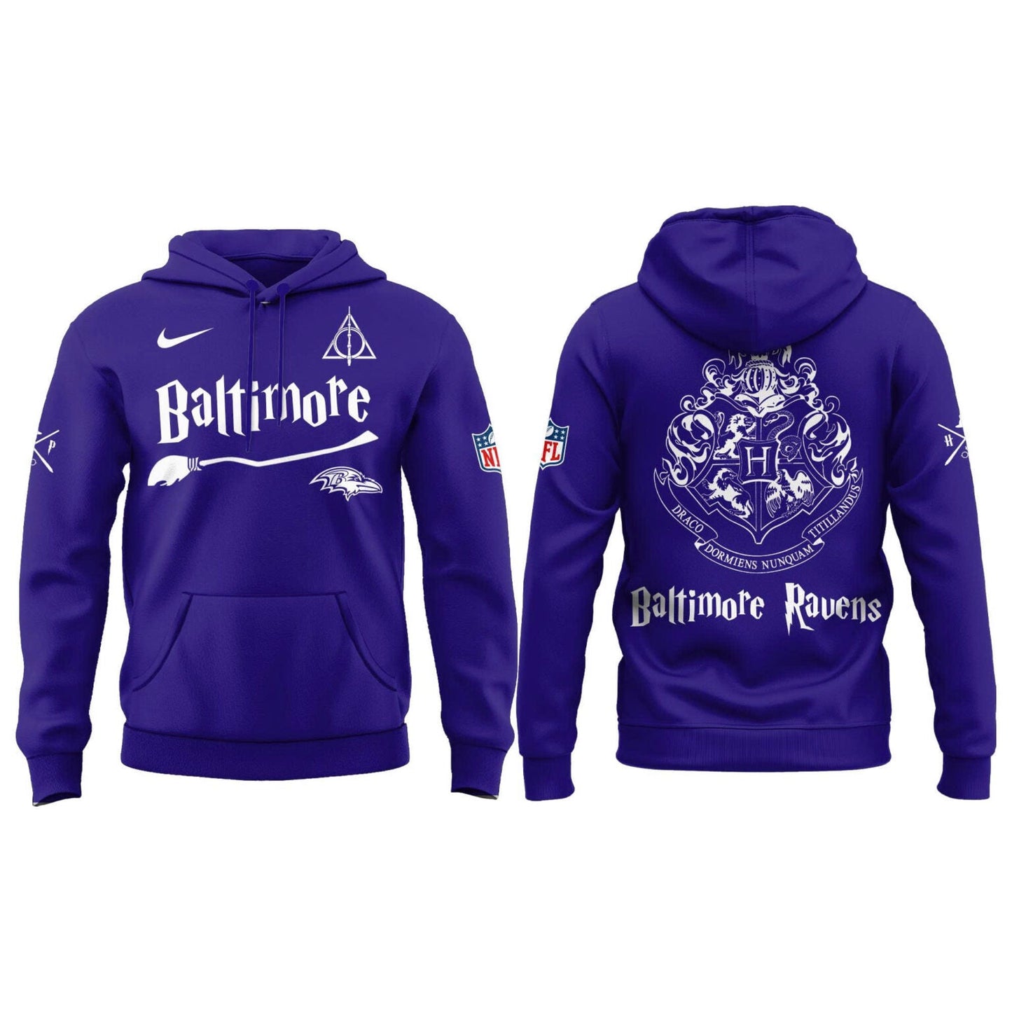 Baltimore Ravens Harry Potter 2025 Combo Hoodie
