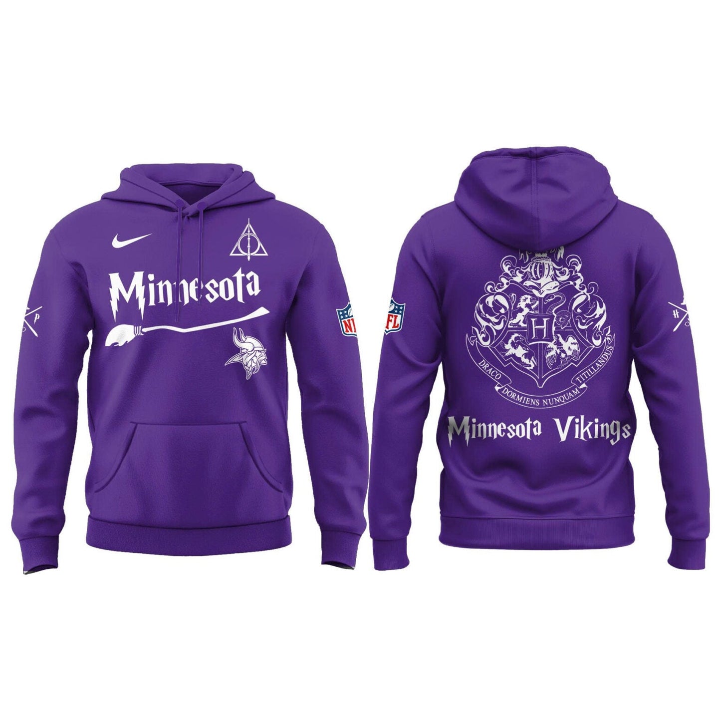 Minnesota Vikings Harry Potter 2025 Combo Hoodie