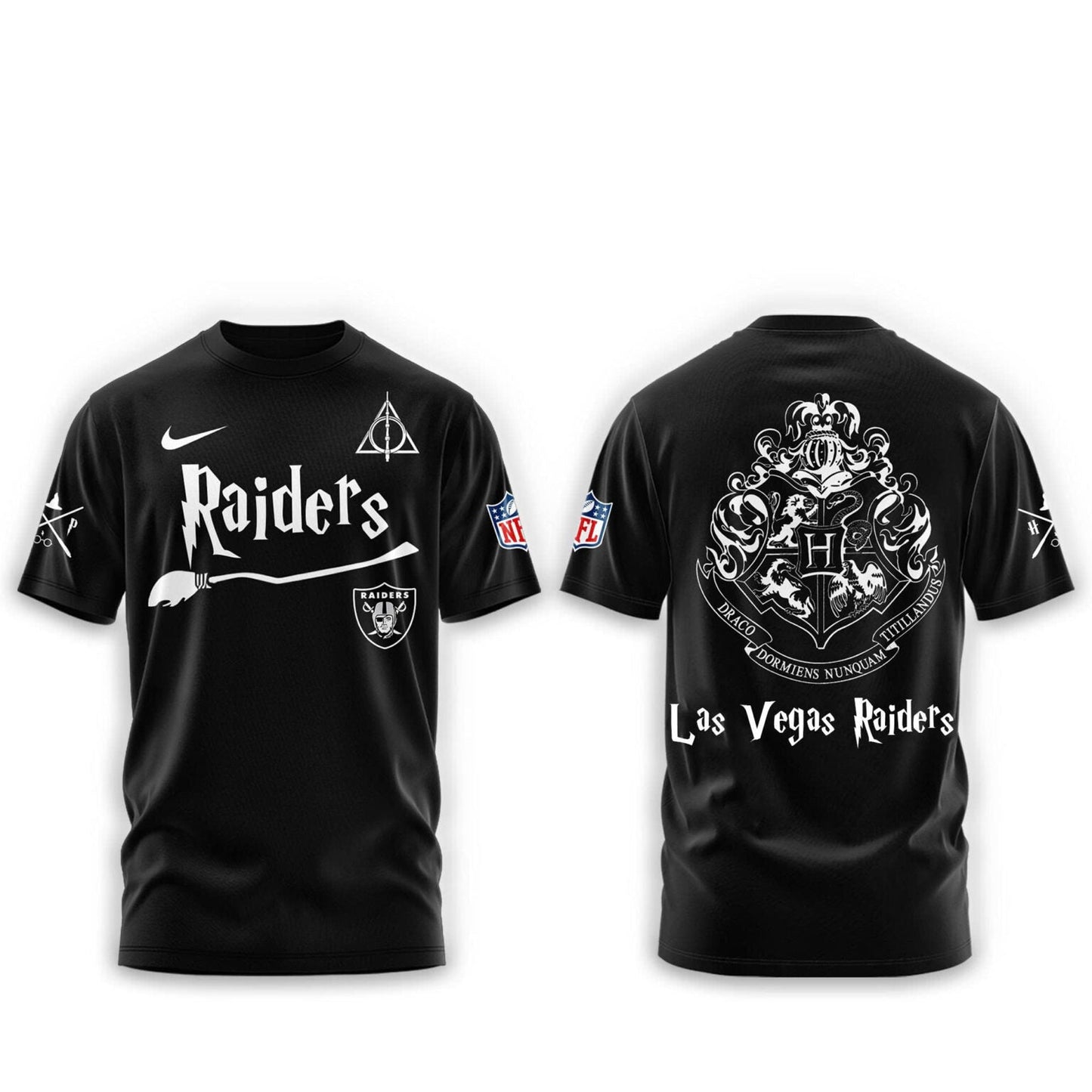 Las Vegas Raiders Harry Potter 2025 Combo Tshirt