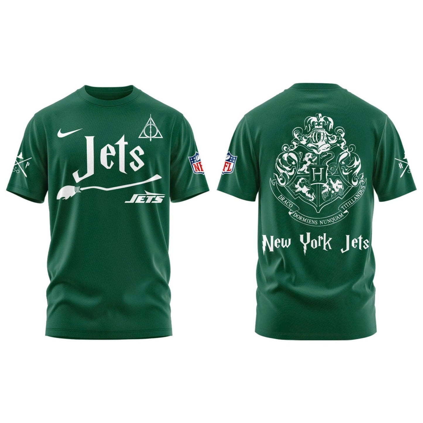 New York Jets Harry Potter 2025 Combo Tshirt