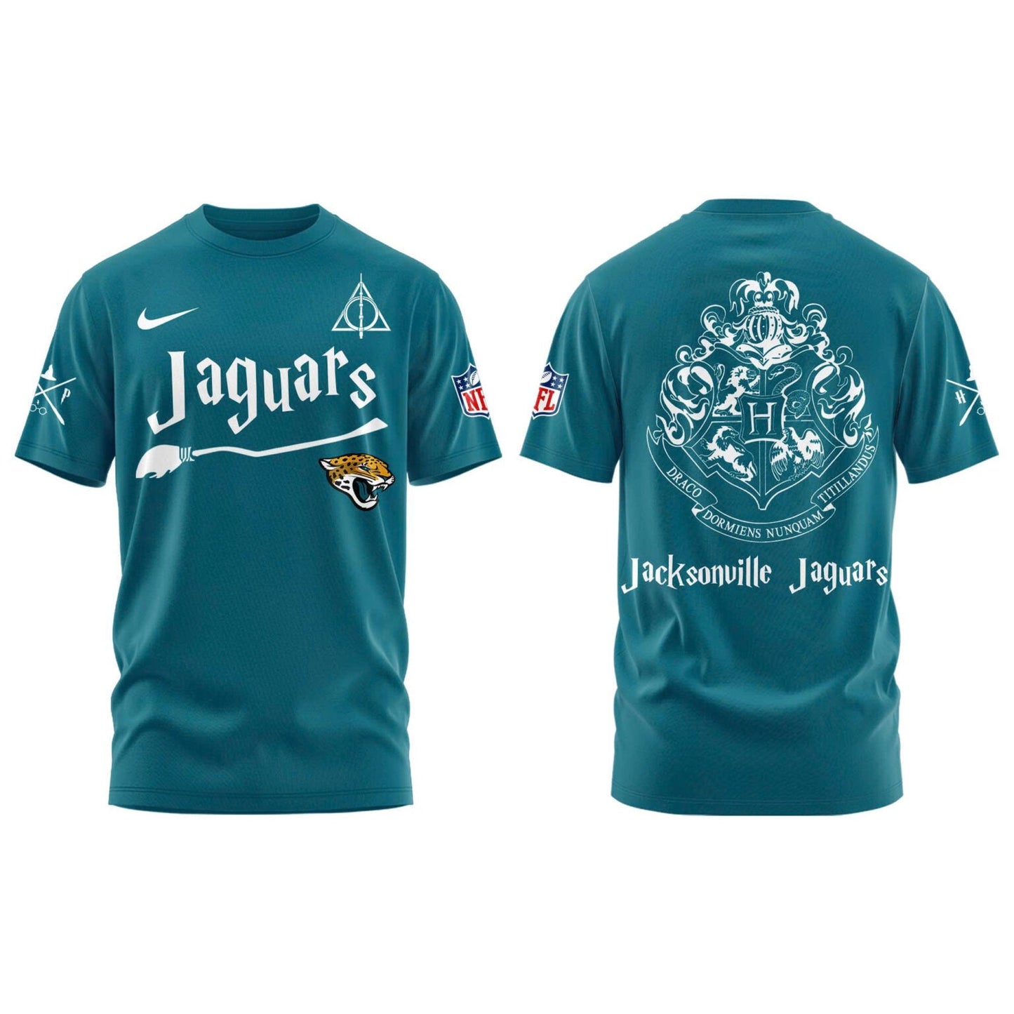 Jacksonville Jaguars Harry Potter 2025 Combo Tshirt