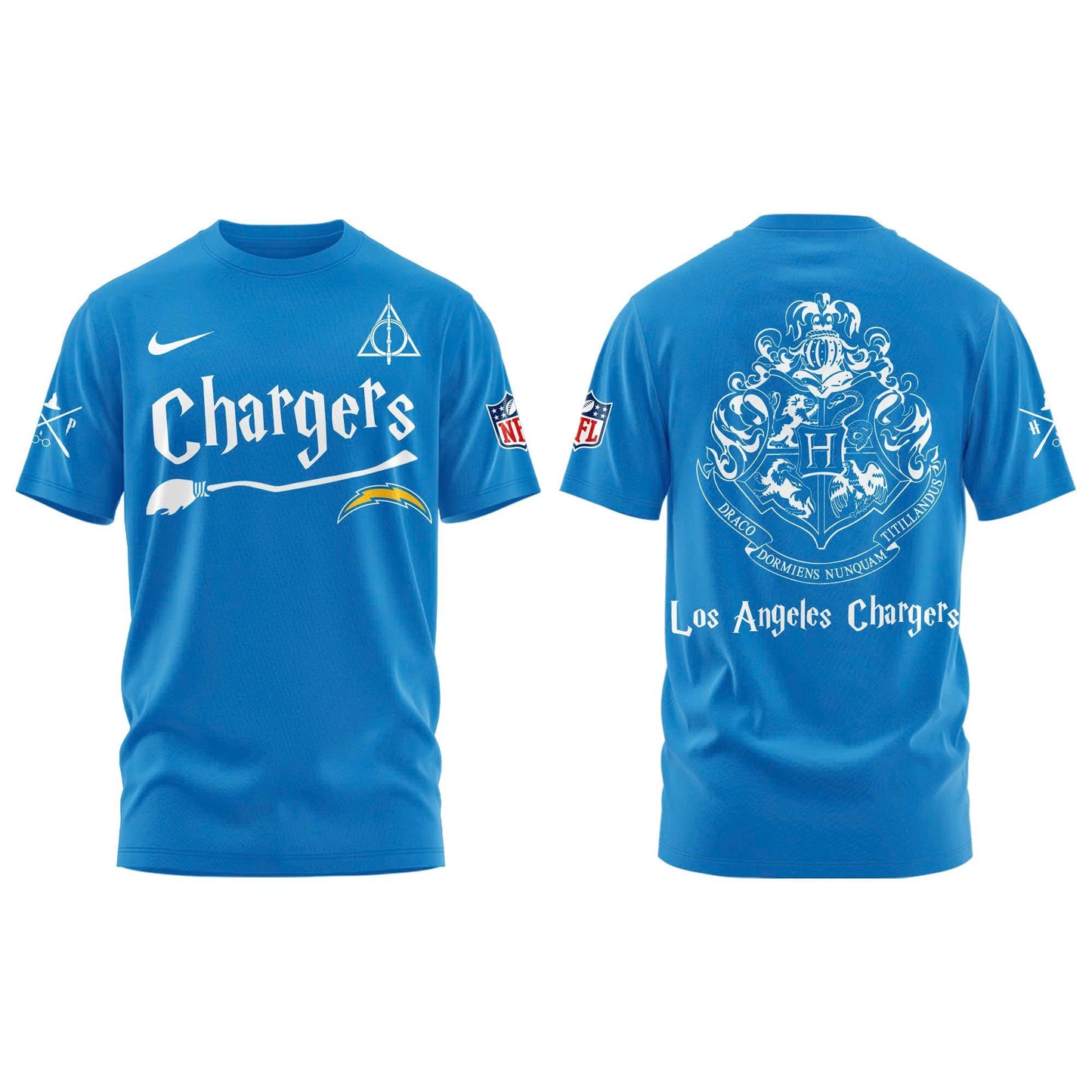 Los Angeles Chargers Harry Potter Combo Tshirt | Jogger | Cap