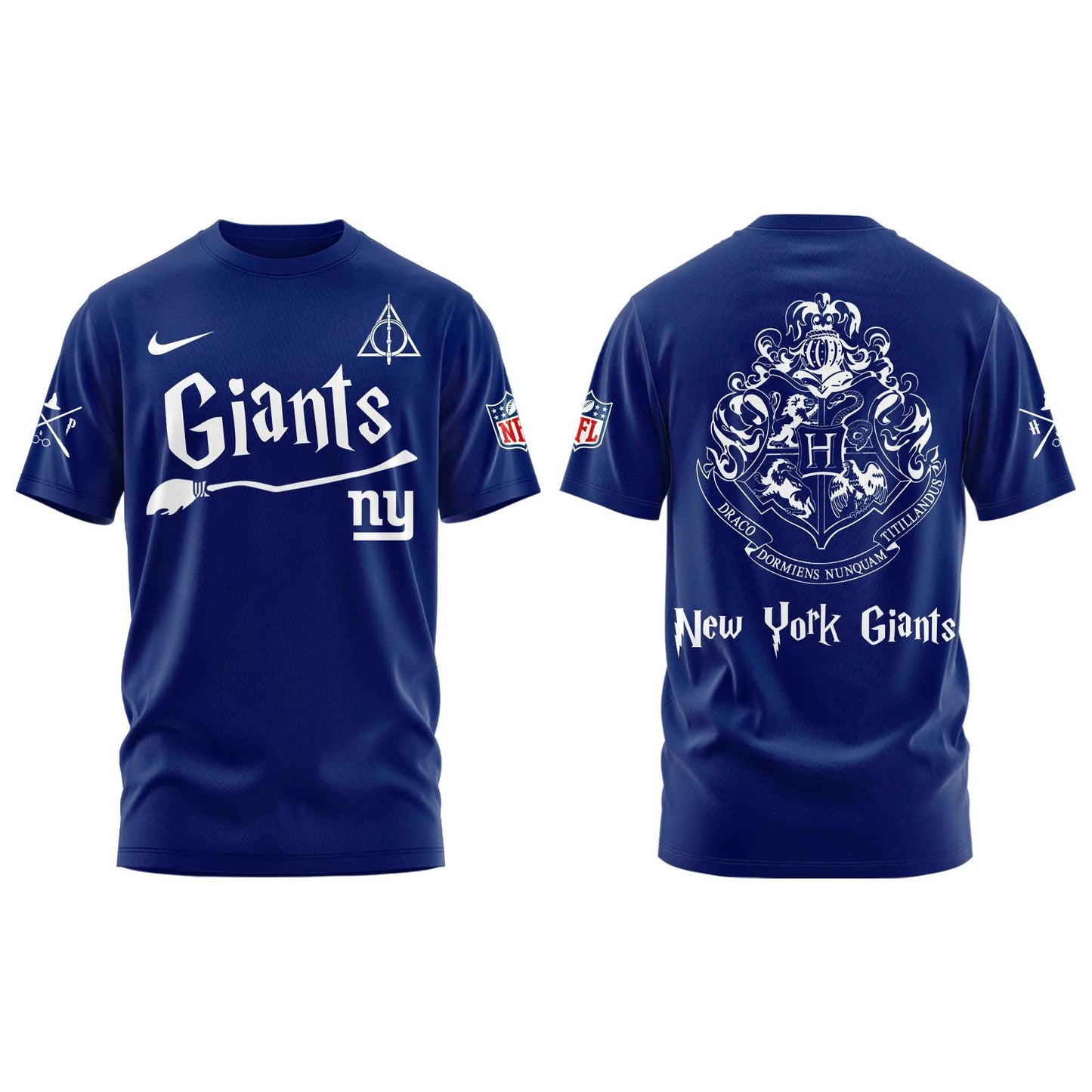 New York Giants Harry Potter 2025 Combo Tshirt