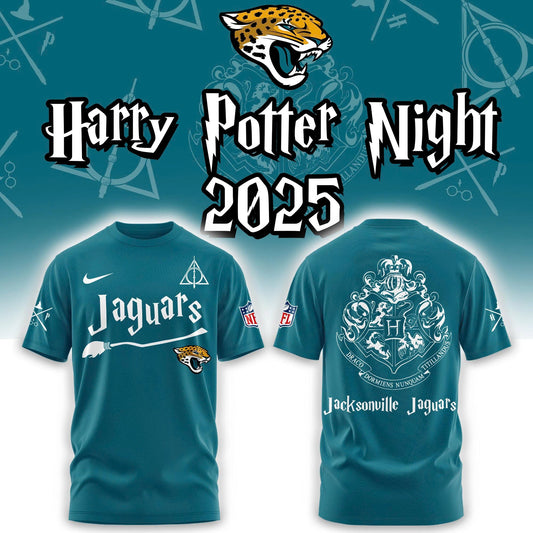 Jacksonville Jaguars Harry Potter 2025 Combo T-Shirt