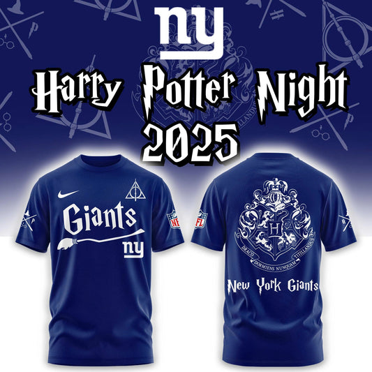 New York Giants Harry Potter 2025 Combo Tshirt
