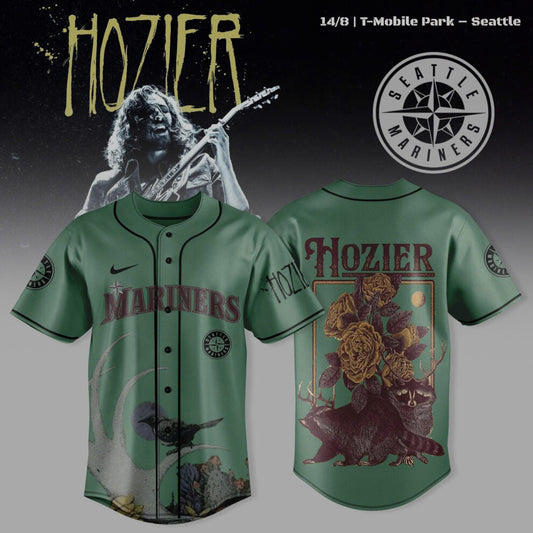 Seattle Mariners x 2025 Hozier Unreal Unearth Tour Jersey