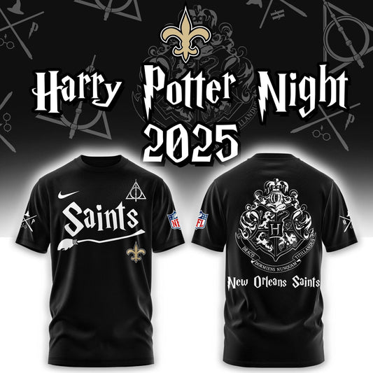New Orleans Saints Harry Potter 2025 Combo Tshirt