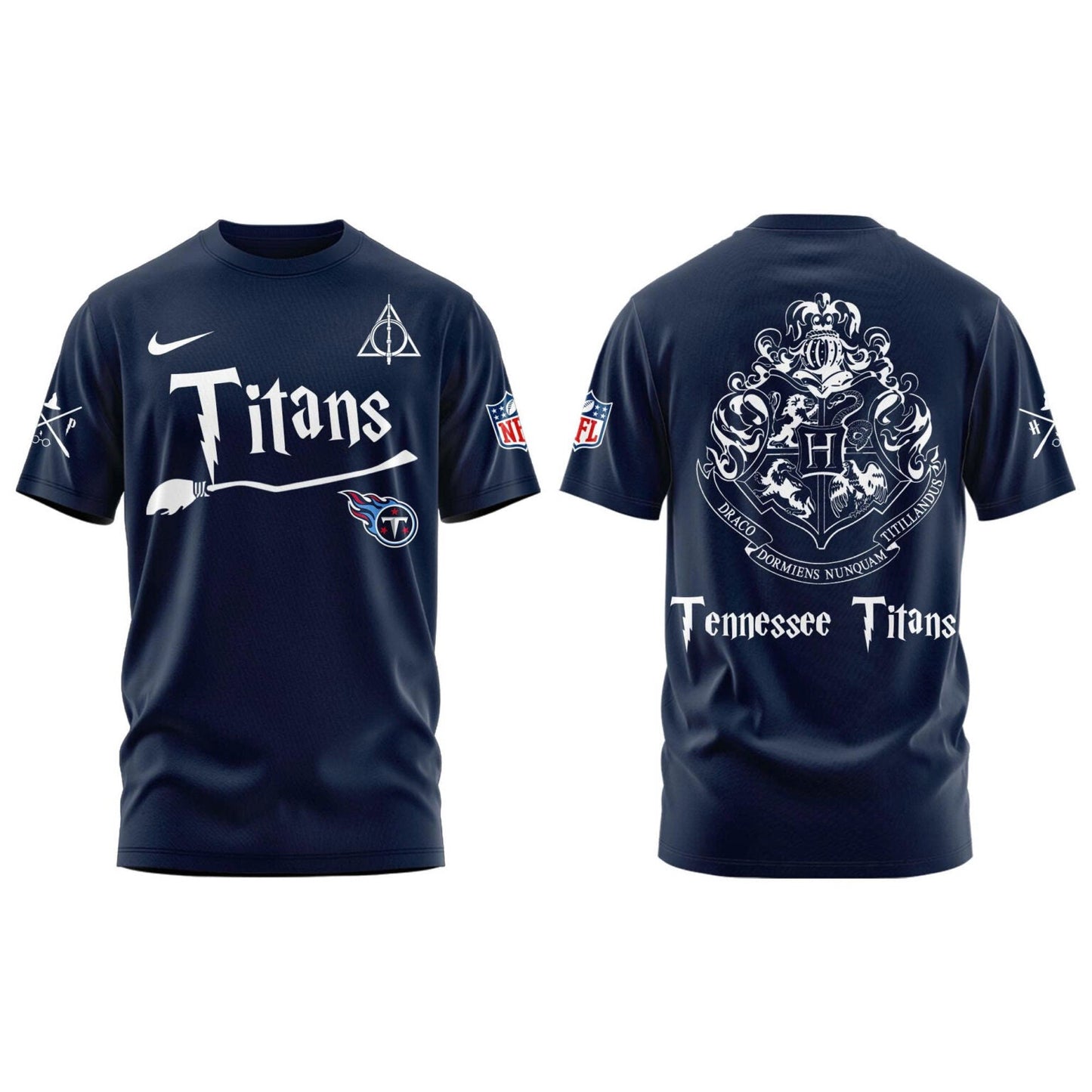 Tennessee Titans Harry Potter 2025 Combo Tshirt