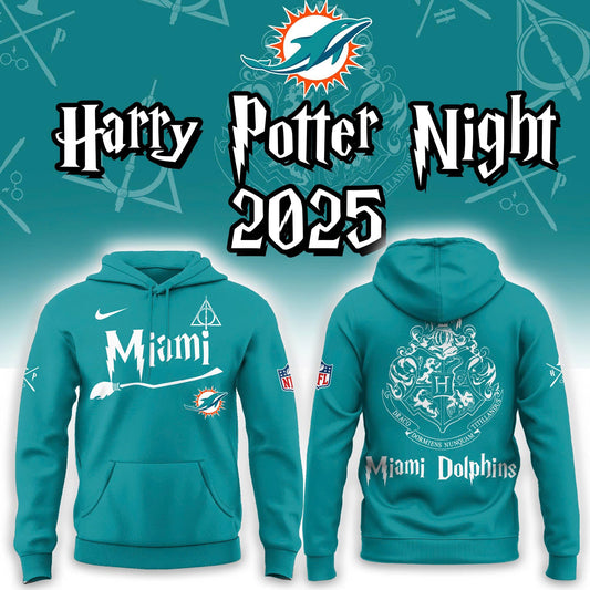 Miami Dolphins Harry Potter 2025 Combo Hoodie