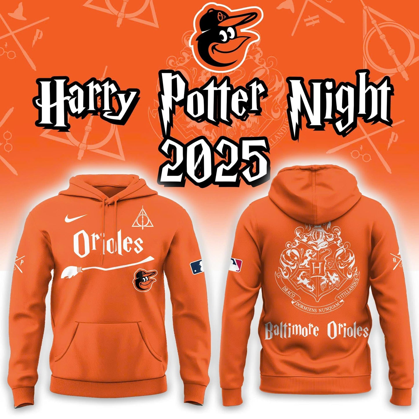 Baltimore Orioles x Harry Potter Hoodie