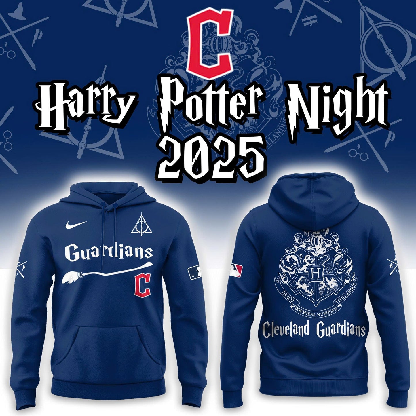 Cleveland Guardians x Harry Potter Hoodie