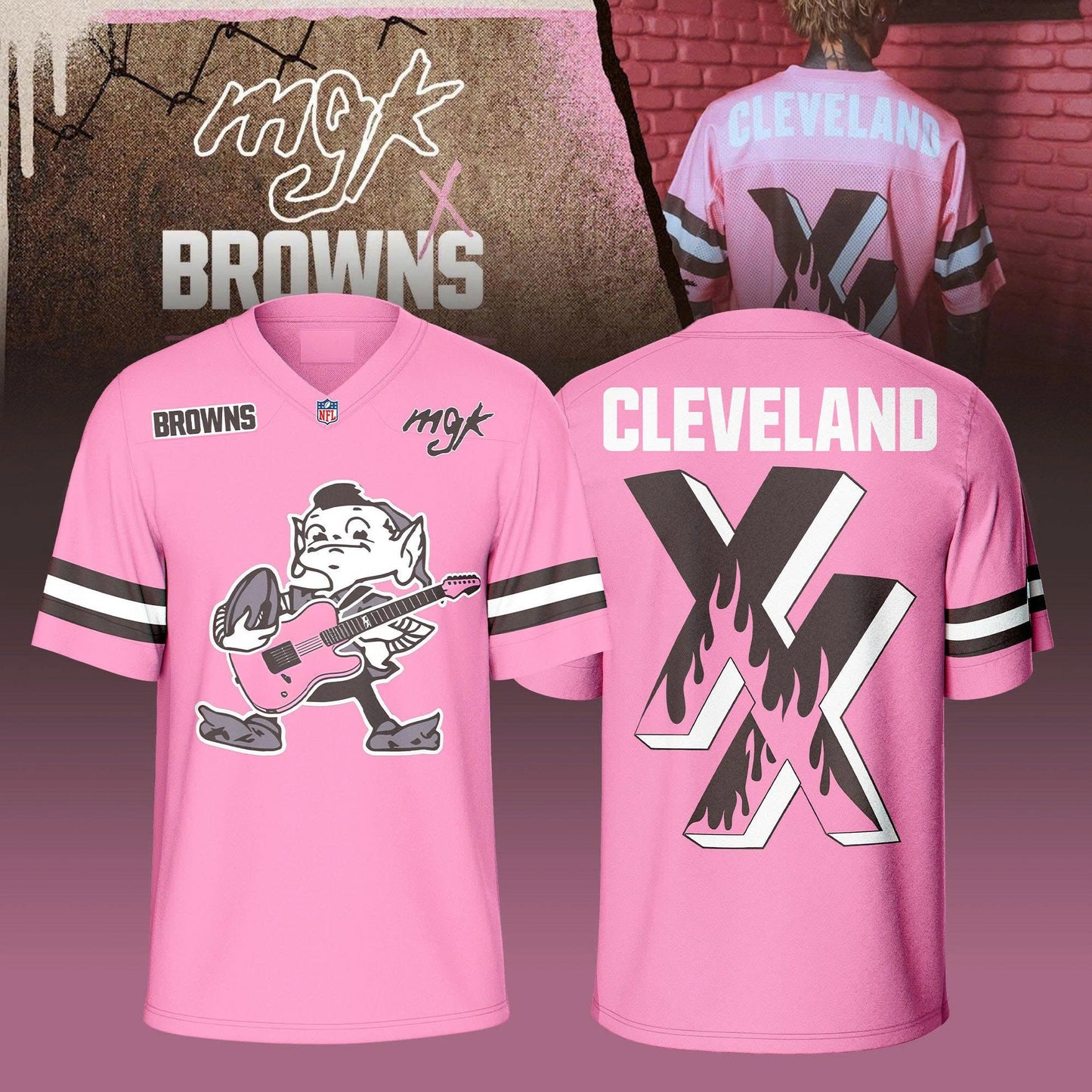 Cleveland Browns x MGK Limited Editions Jersey