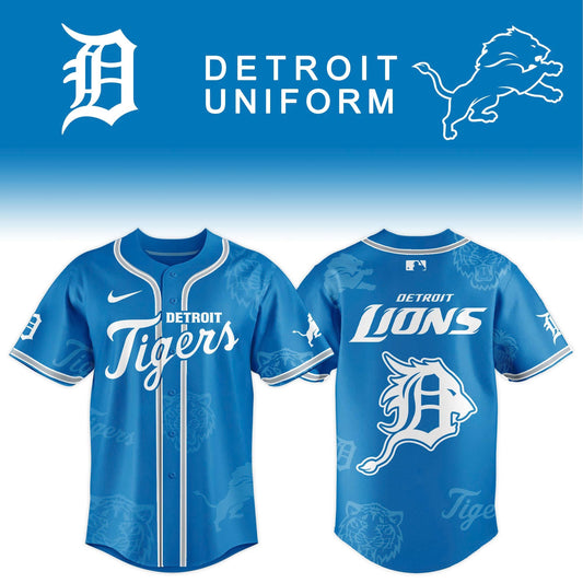 Detroit Tigers x Detroit Lion Limited Edition Jersey 2025