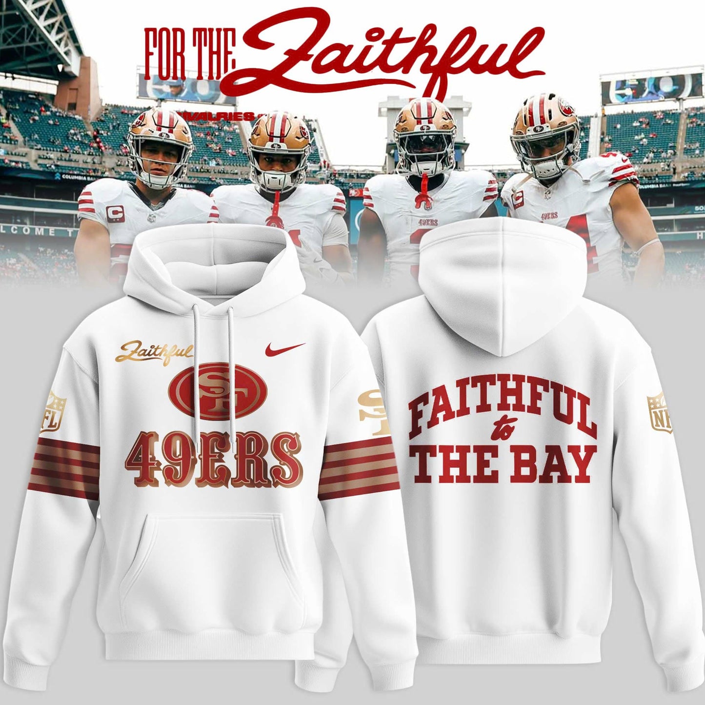 San Francisco 49ers Rivalries Collection Limited Editions Hoodie White