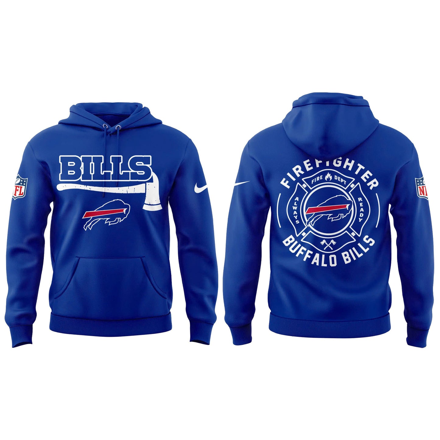 Buffalo Bills Firefighter Application Combo Hoodie | Jogger | Cap Limited Edition
