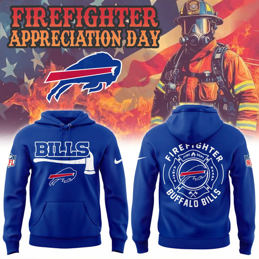 Buffalo Bills Firefighter Application Combo Hoodie | Jogger | Cap Limited Edition