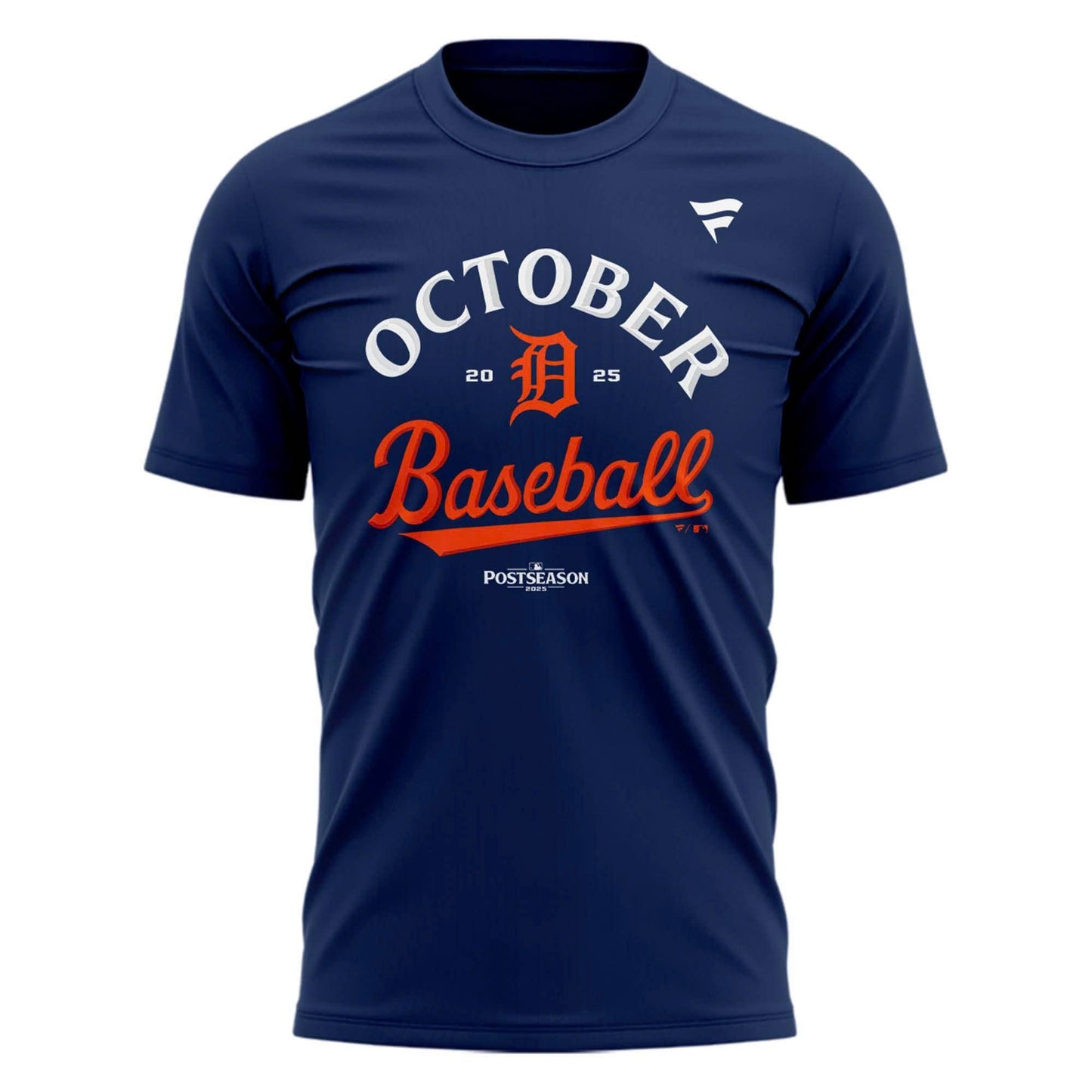 Detroit Tigers October Baseball Post Season 2025 T-Shirt