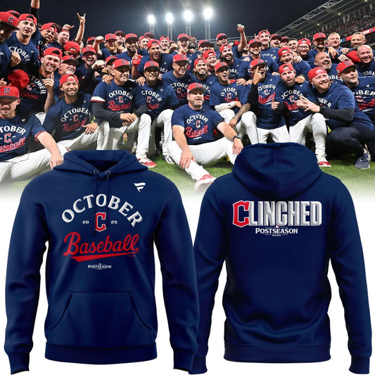 Cleveland Guardians 2025 MLB Postseason Locker Room Combo Hoodie