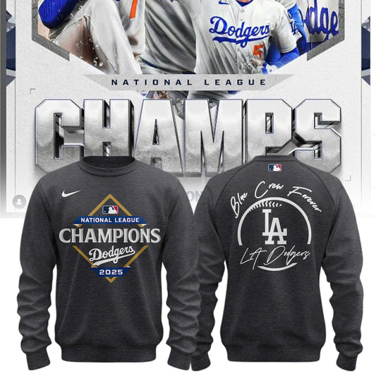 _                                          Los Angeles Dodgers x NL Champions 2025 " Blue Crew Forever "